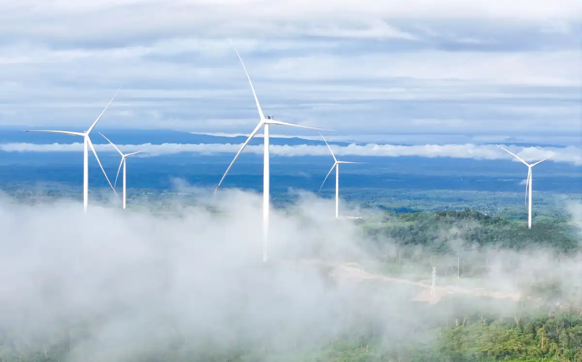 Dự án điện gió Savan 1 do T&T phát triển tại Lào. (Ảnh: T&T Group)