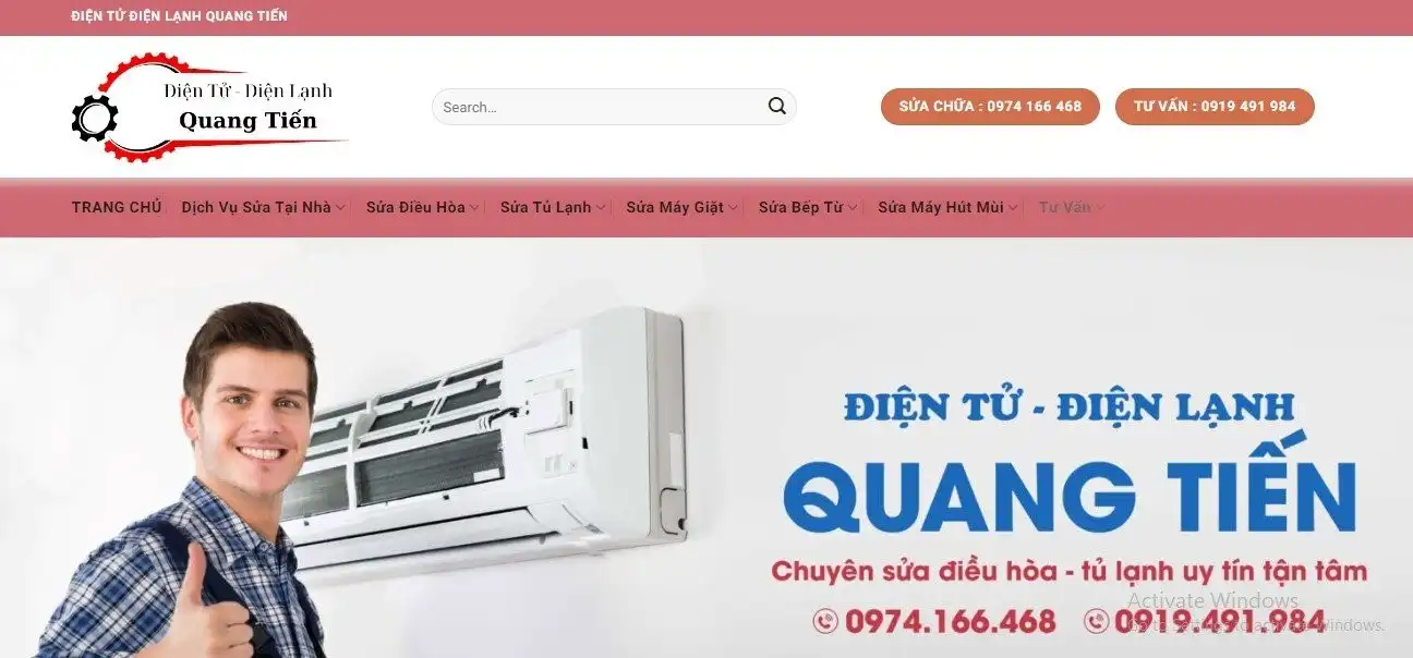 Điện Tử Điện Lạnh Quang Tiến đơn vị sửa chữa thiết bị điện tử, điện lạnh Uy Tín nhất quận Thanh Xuân, Hà Nội