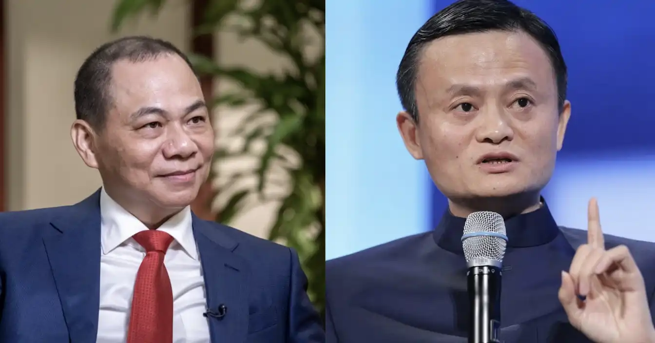 Tài sản ông Phạm Nhật Vượng vượt tỷ phú Jack Ma